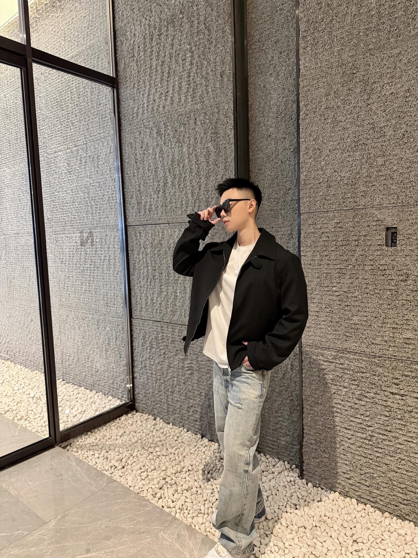 주말QZ / 디올 버클 지퍼 자켓