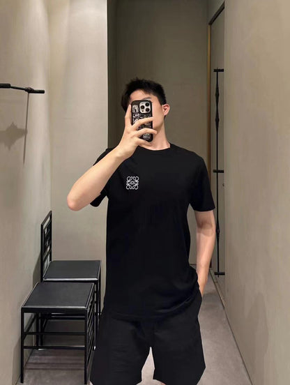 주말QZ / 로에베 자수 라운드넥 티셔츠