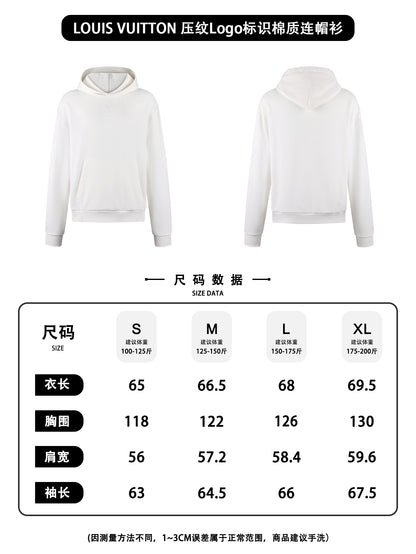 주말QZ / 루이비통 로고 면 후디