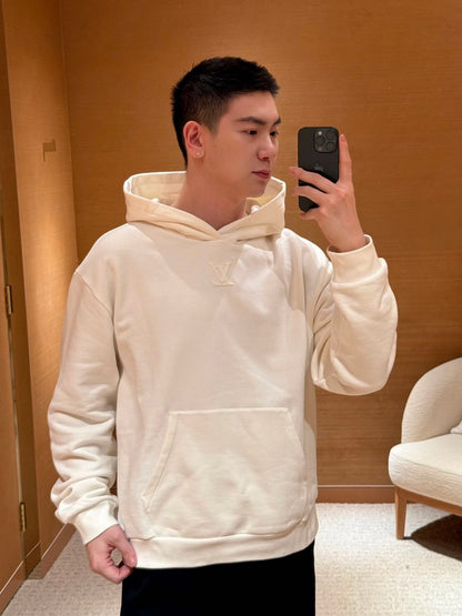 주말QZ / 루이비통 로고 면 후디