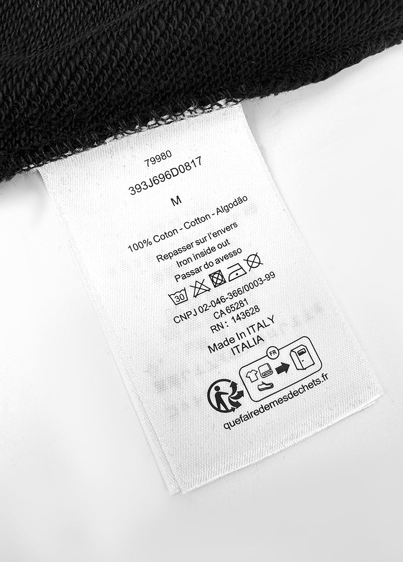 주말QZ / 디올 자수 후디