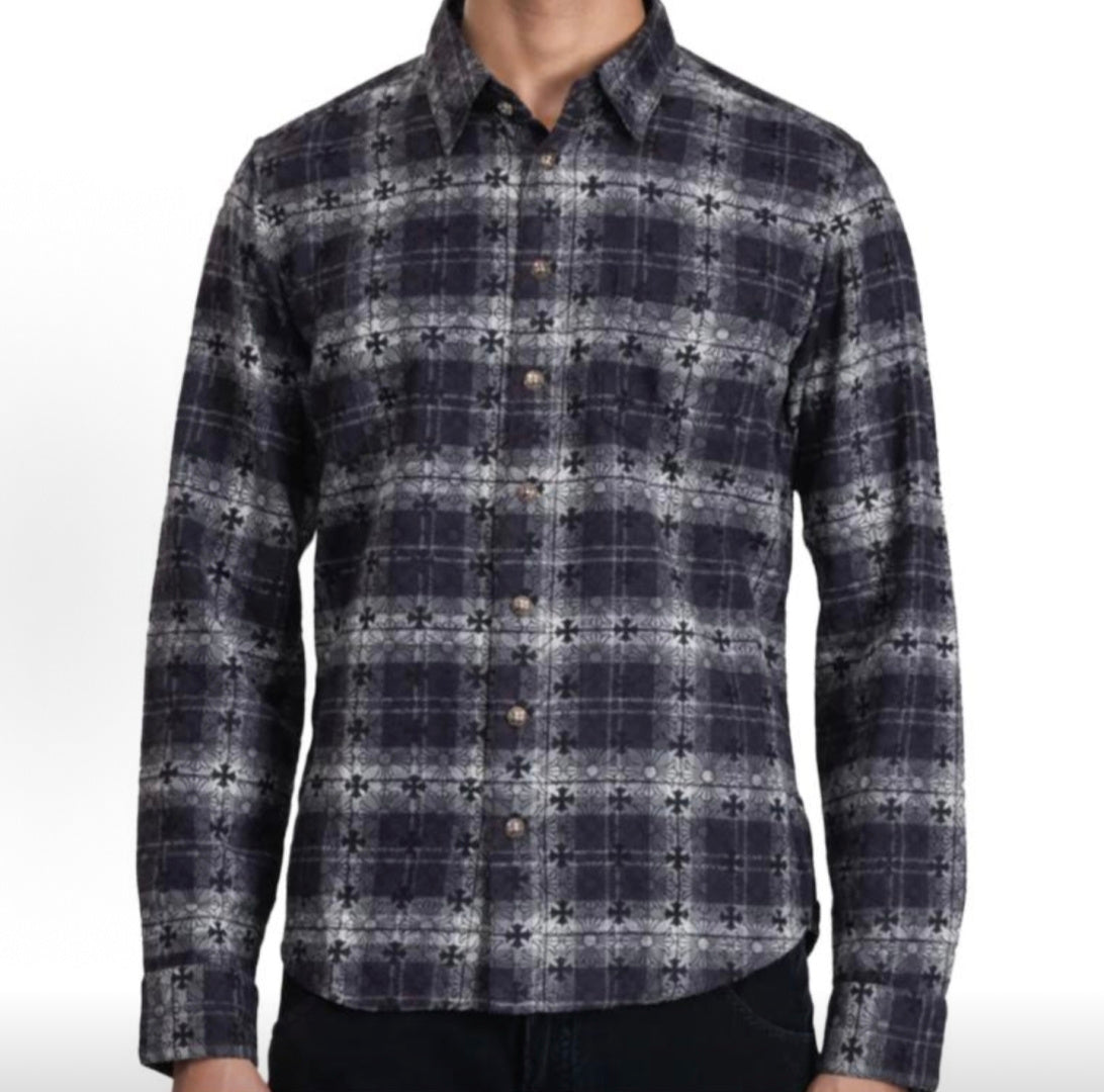 주말QZ / 크롬하츠 체크 셔츠