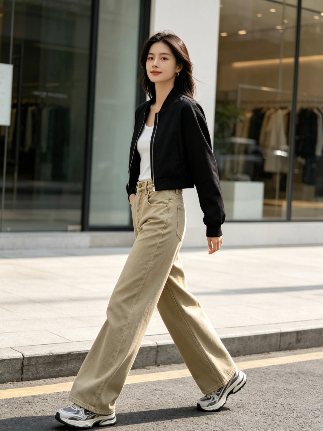 주말QZ / 루이비통 그라데이션 자카드 청바지