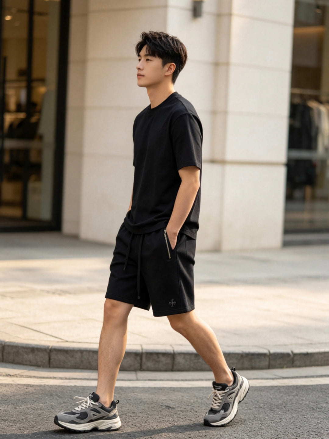 주말QZ / 크롬하츠 끈 디테일 반바지