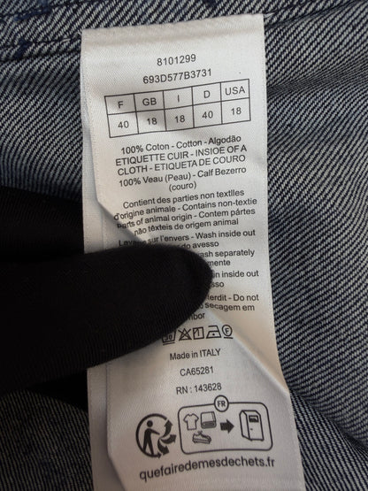 주말QZ / 디올 자카드 데님 셔츠