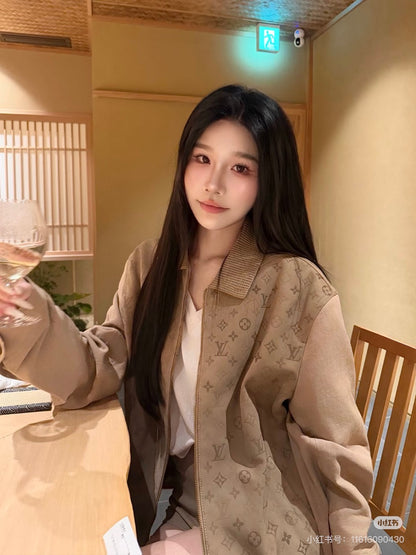 주말QZ / 루이비통 엠보싱 스웨이드 자켓