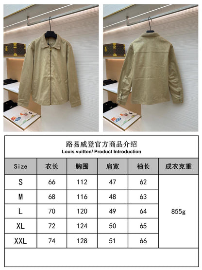 주말QZ / 루이비통 엠보싱 스웨이드 자켓