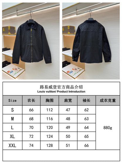 주말QZ / 루이비통 엠보싱 스웨이드 자켓