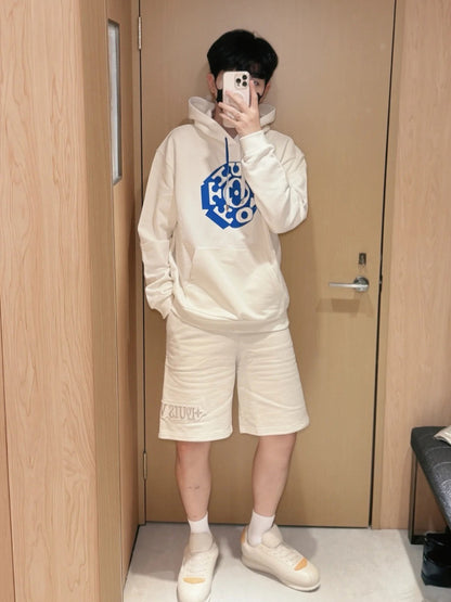 주말QZ / 루이비통 레터링 프린트 긴팔 후디