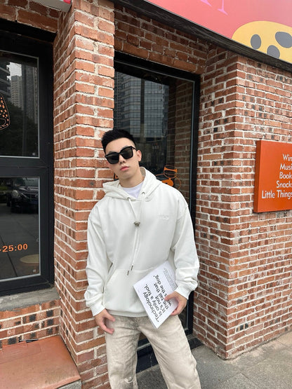 주말QZ / 베르사체 레터링 자수 긴팔 후디