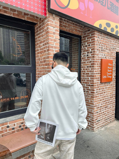 주말QZ / 베르사체 레터링 자수 긴팔 후디
