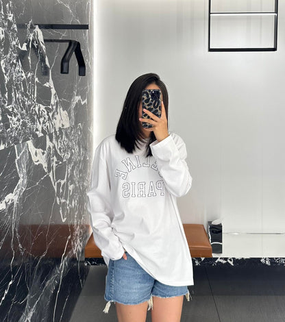 주말QZ / 셀린느 라운드넥 긴팔 티셔츠