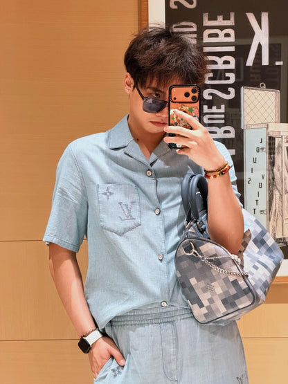 주말QZ / 루이비통 자수 셔츠