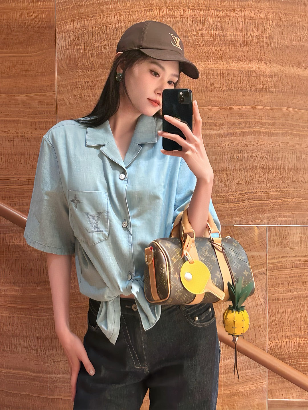 주말QZ / 루이비통 자수 셔츠