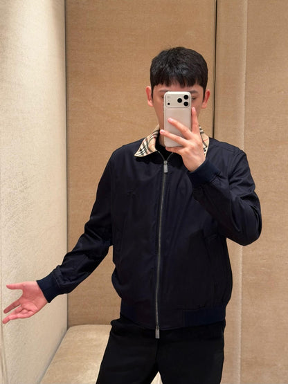 주말QZ / 버버리 체크 자수 자켓