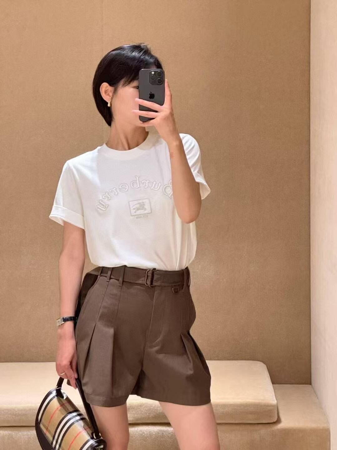 주말QZ / 버버리 면 반팔 티셔츠
