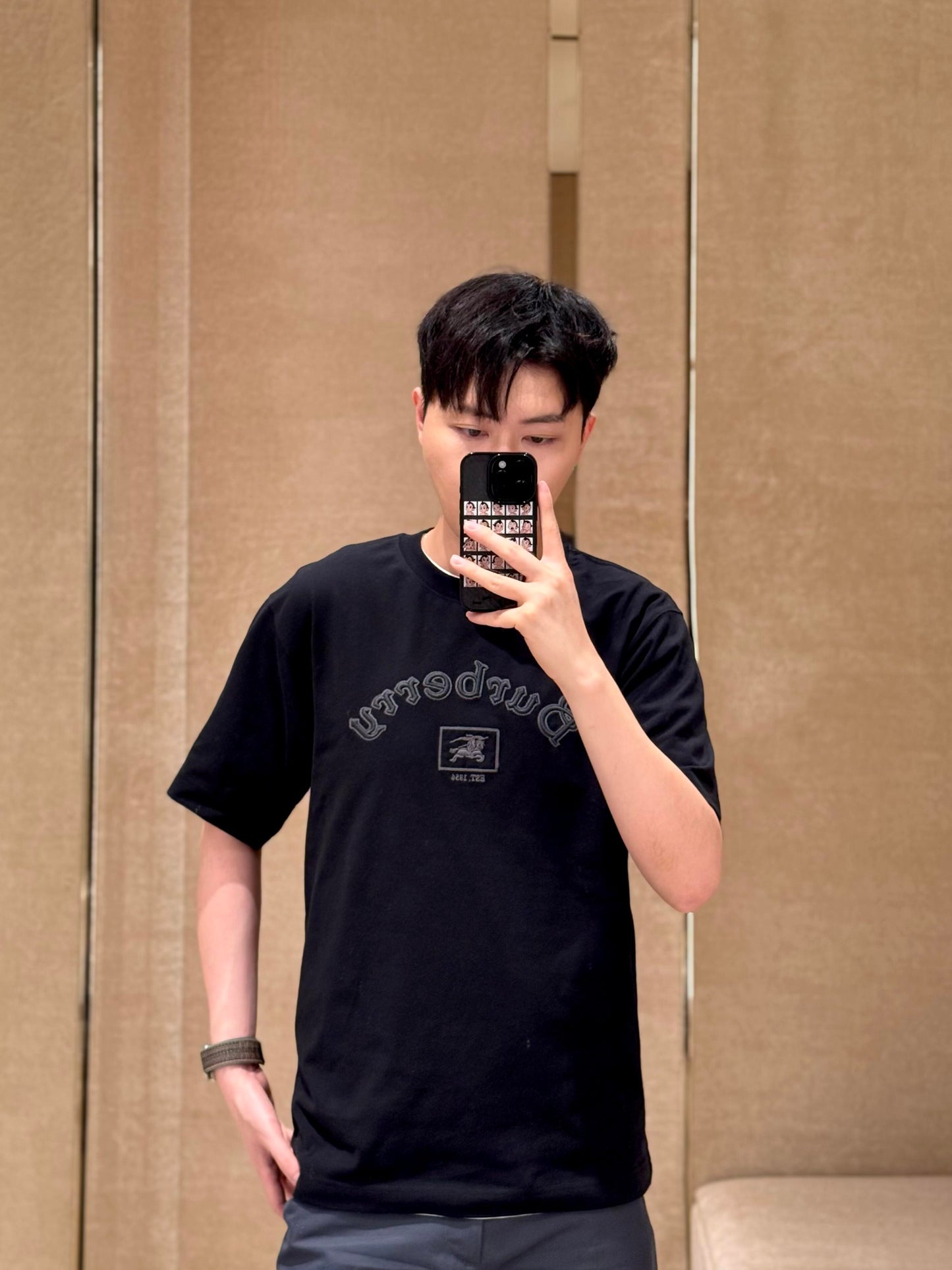 주말QZ / 버버리 면 반팔 티셔츠