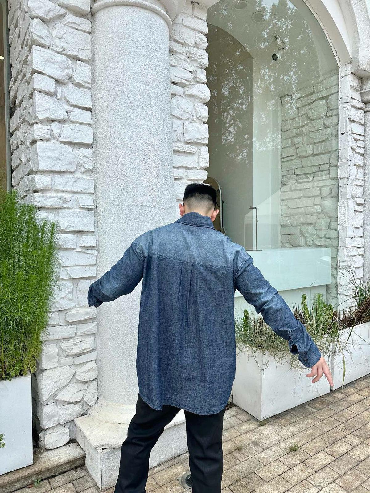 사슬공장2 / 로에베 워시드 면 셔츠