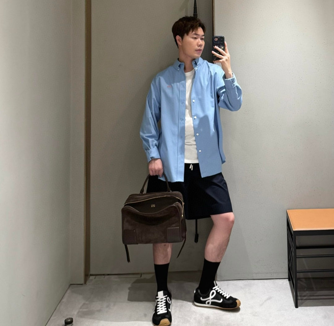 BVG / 로에베 자수 긴팔 셔츠