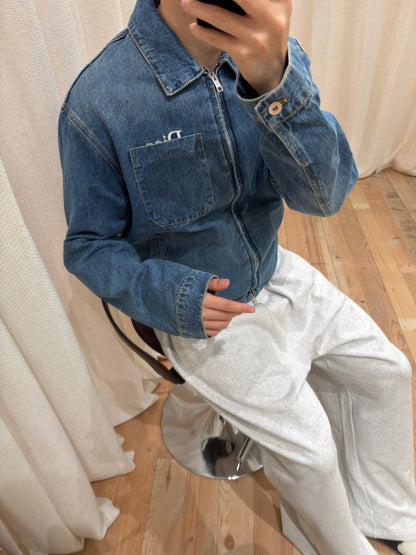 BVG  / 디올  지퍼 데님 자켓