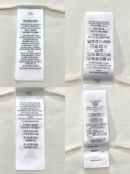 BVG  / 버버리 면 라운드넥 반팔 티셔츠