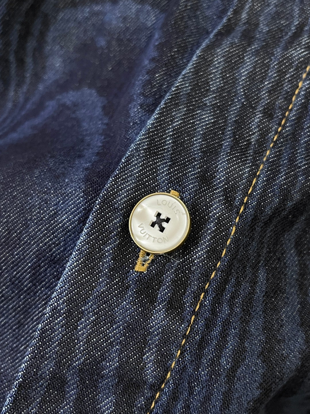 BVG / 루이비통 데님 반팔 셔츠