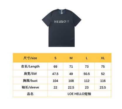 BVG / 로에베 반팔 티셔츠
