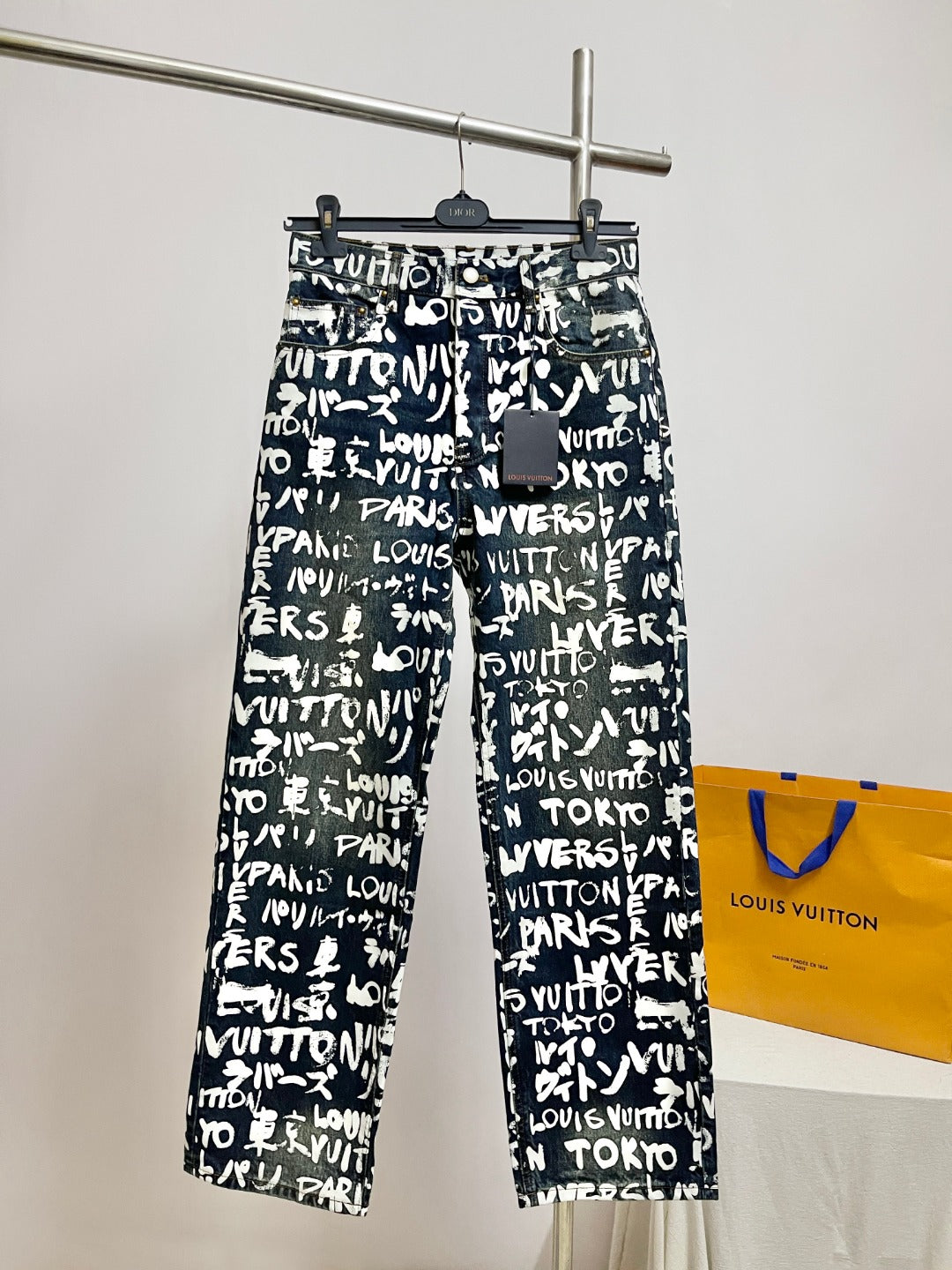 BVG / 루이비통 그래피티 데님 팬츠