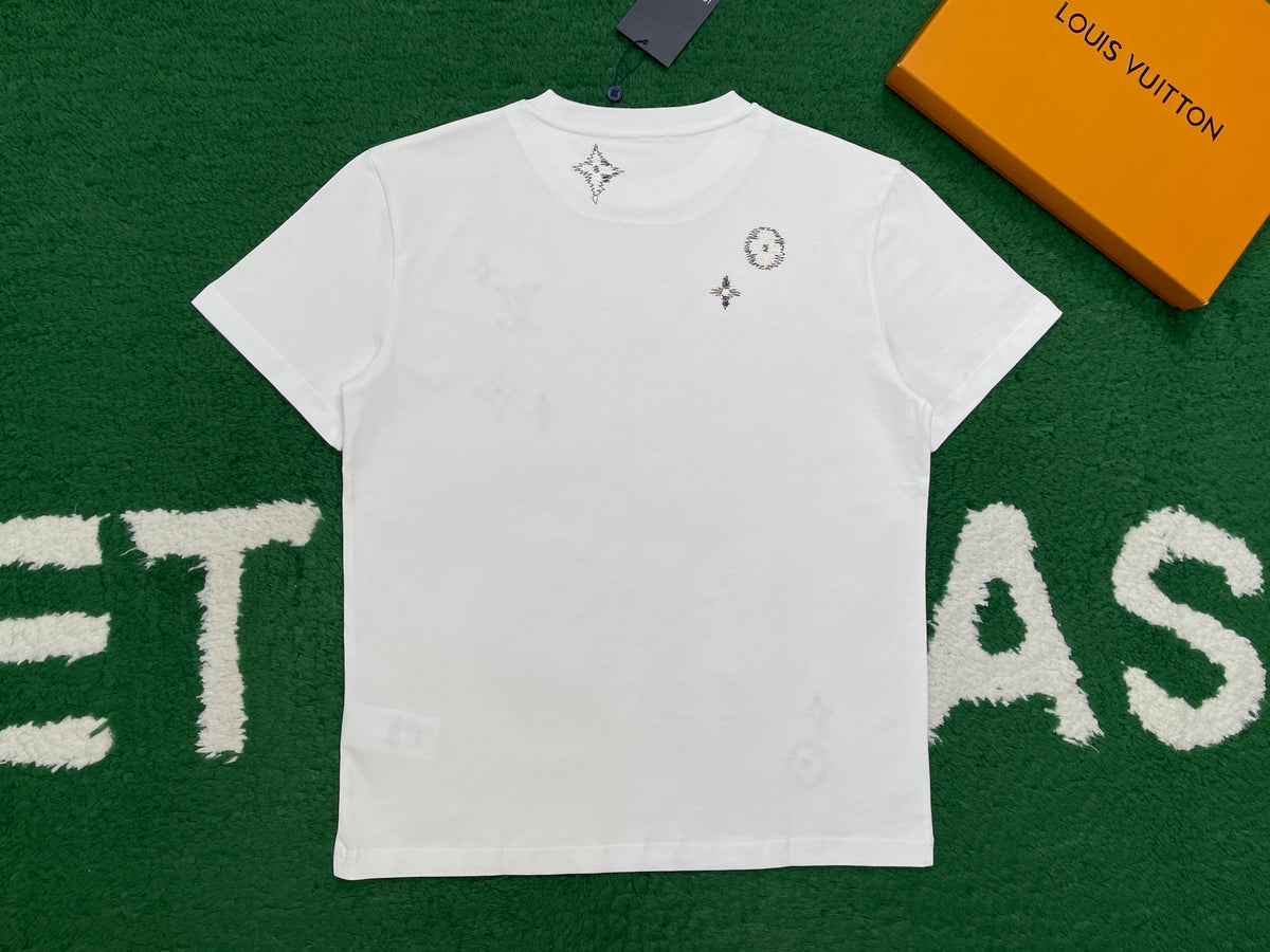 BVG / 루이비통 자수 반팔 티셔츠