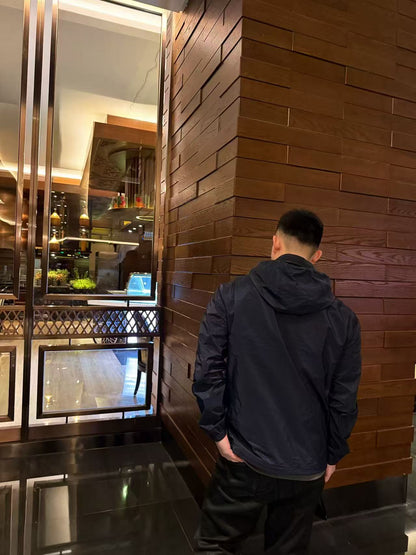 주말QZ / 버버리 자수 후드 지퍼 자켓
