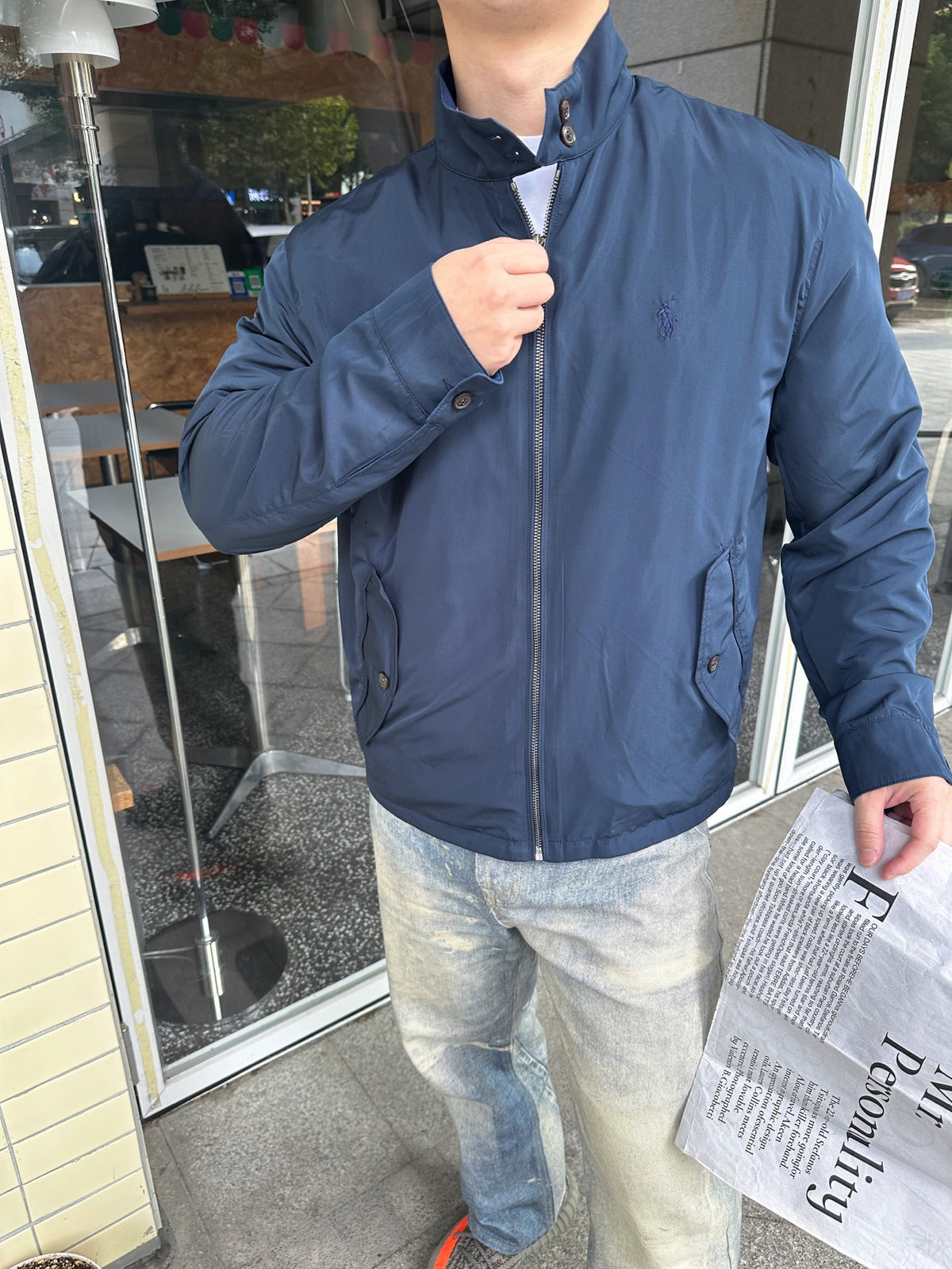 주말QZ  / 랄프 로렌 리버서블 자켓