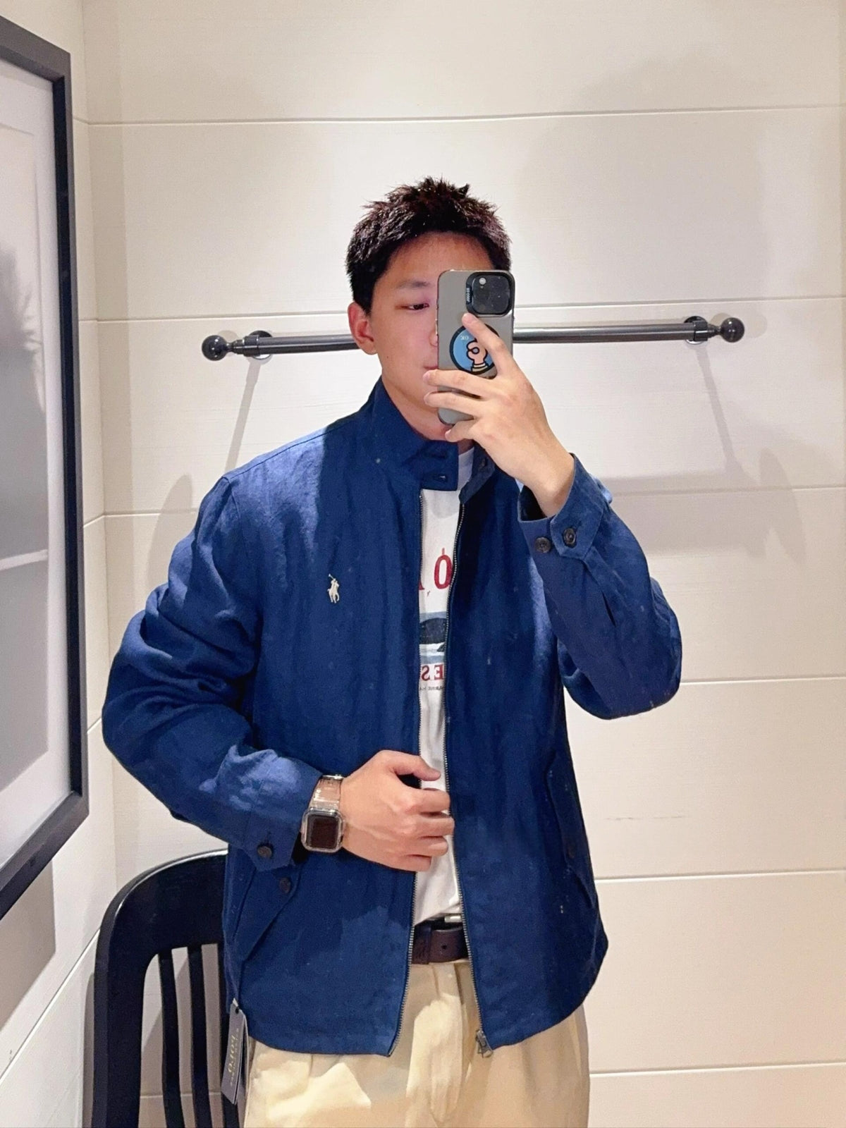 주말QZ  / 랄프 로렌 리버서블 자켓