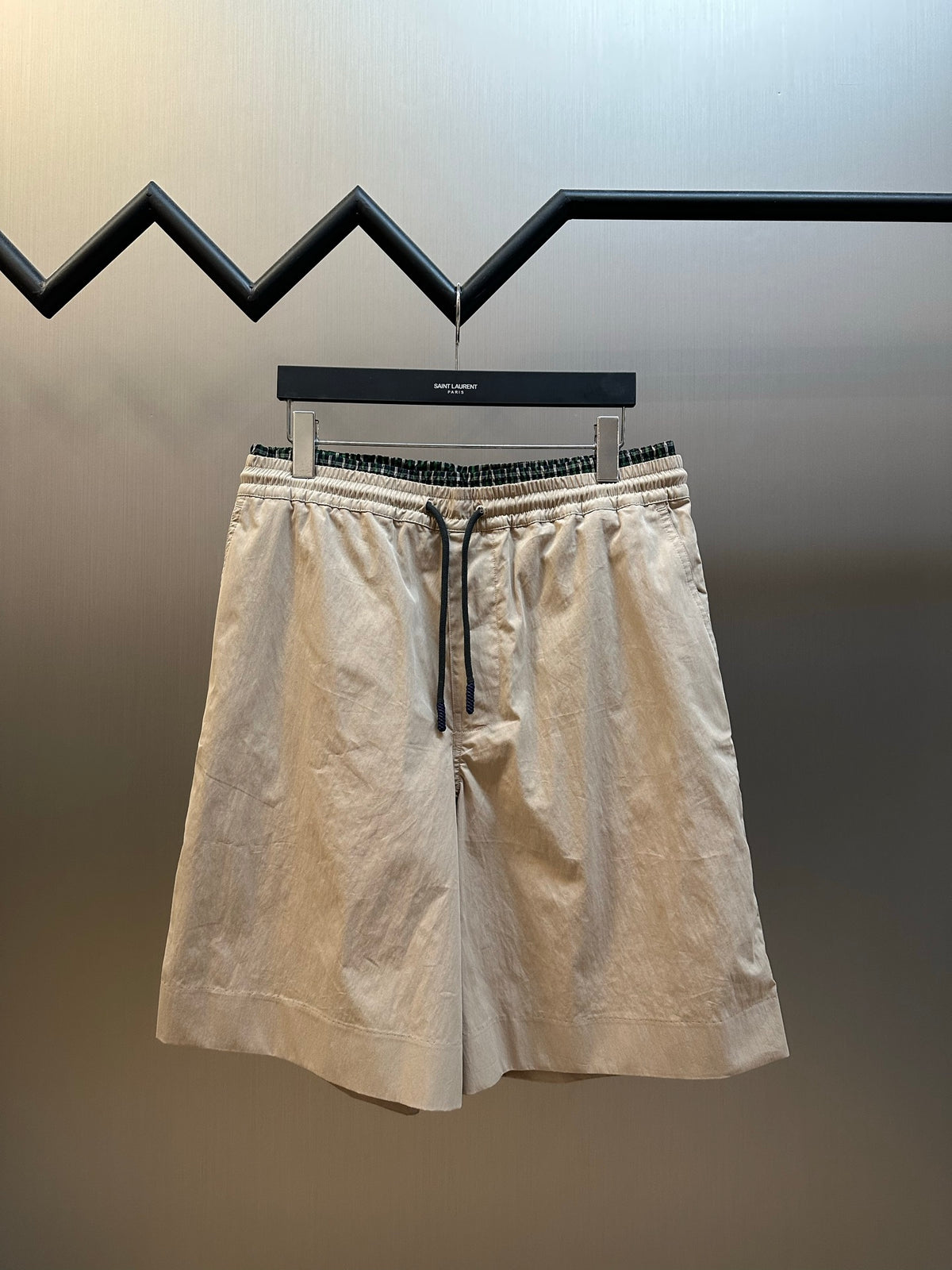 주말QZ / 로에베 자수 면 반바지