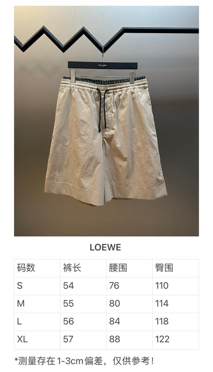 주말QZ / 로에베 자수 면 반바지