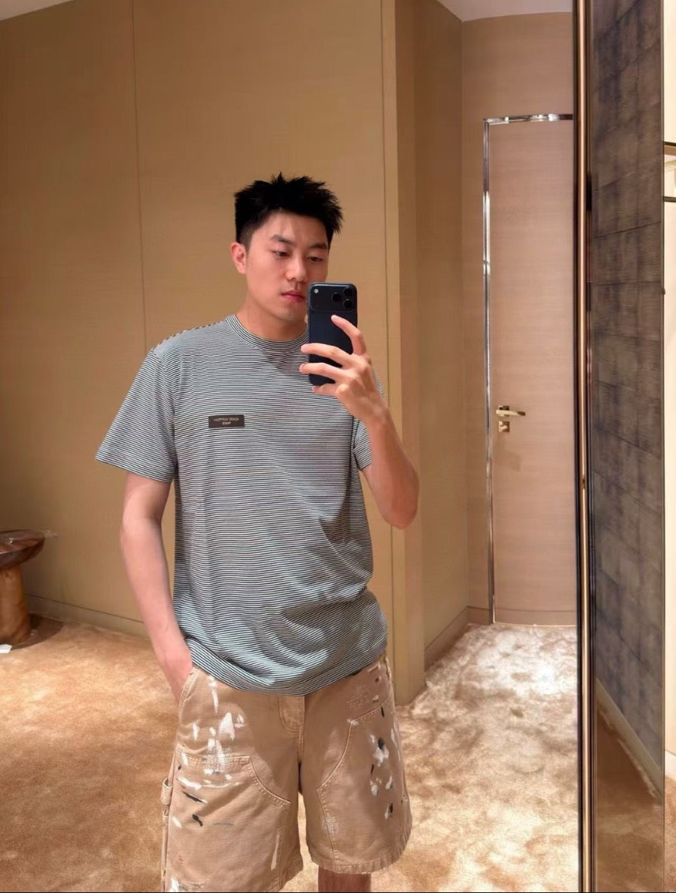주말QZ / 루이비통 스트라이프 반팔 티셔츠