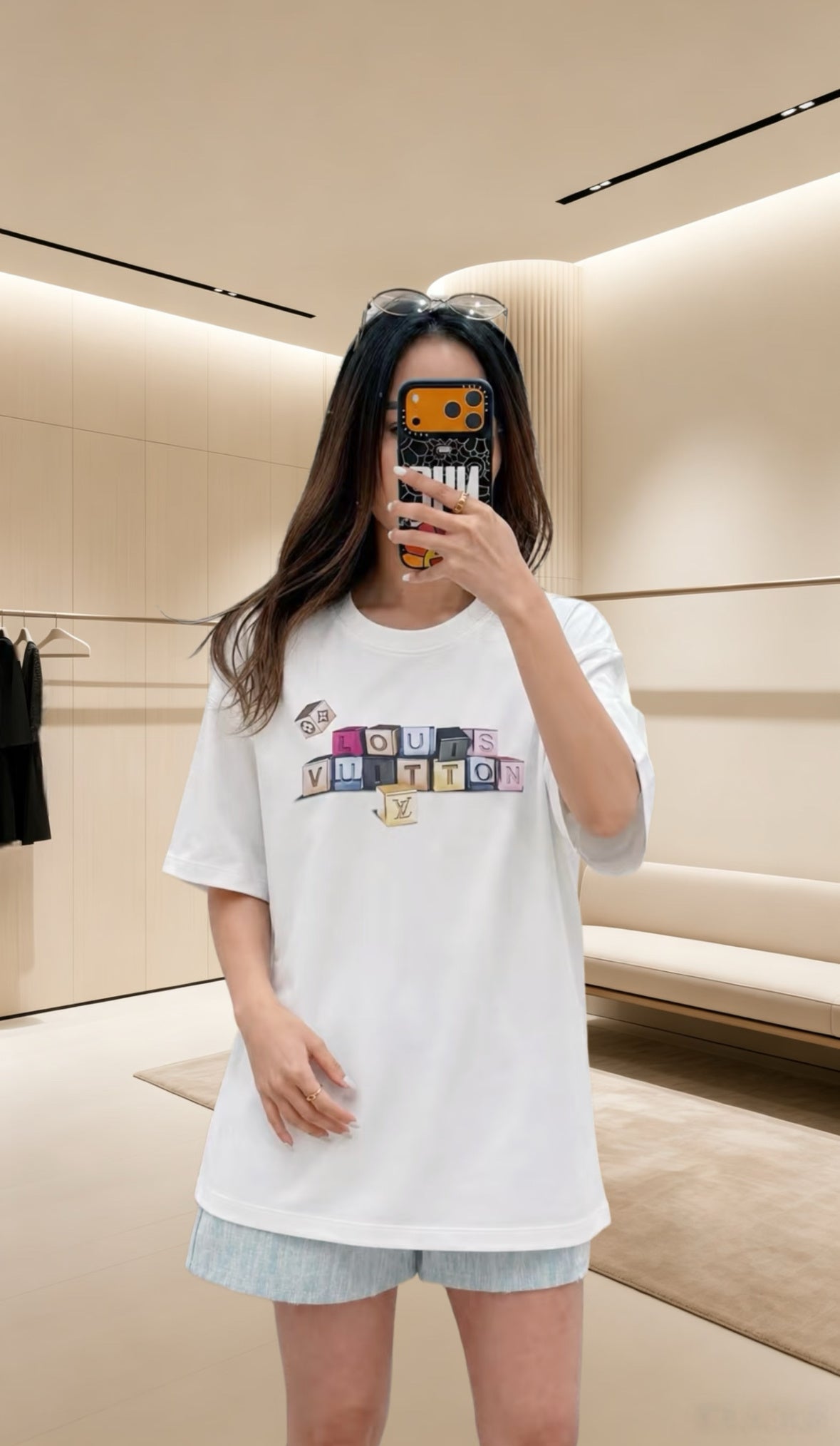 주말QZ / 루이비통 프린트 반팔 티셔츠