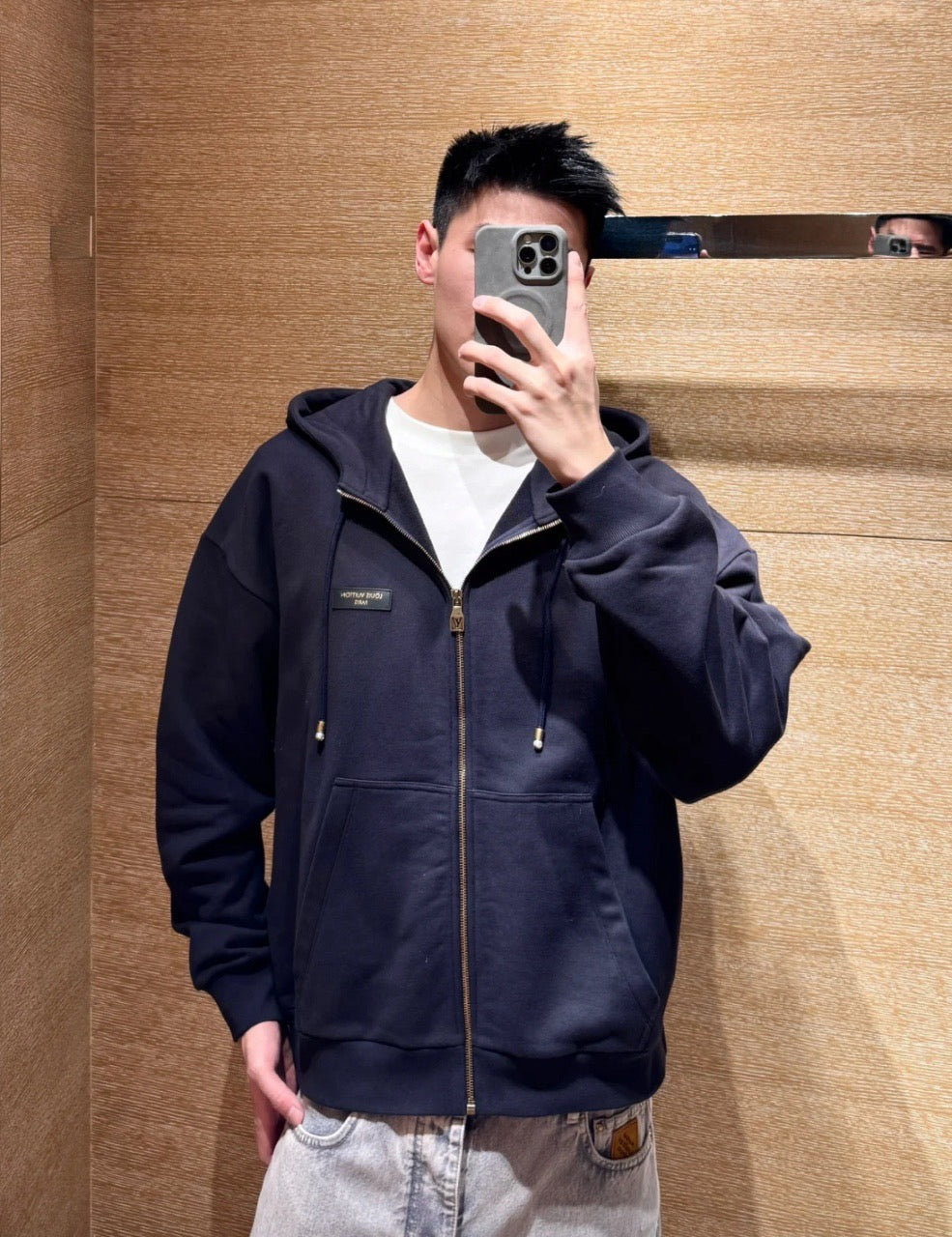 주말QZ / 루이비통 지퍼 후드티