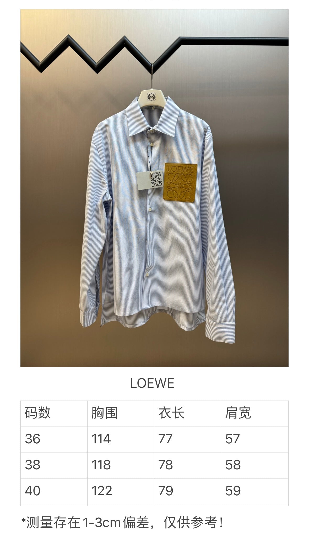 주말QZ / 로에베  스트라이프 셔츠
