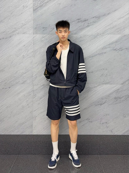 주말QZ / 톰브라운 지퍼 자켓