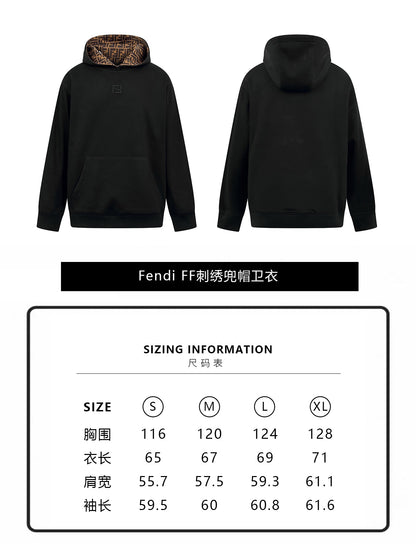 주말QZ / 펜디 자수 후드티