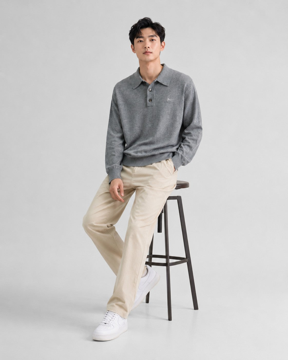 주말QZ  / 버버리 긴팔 폴로 니트