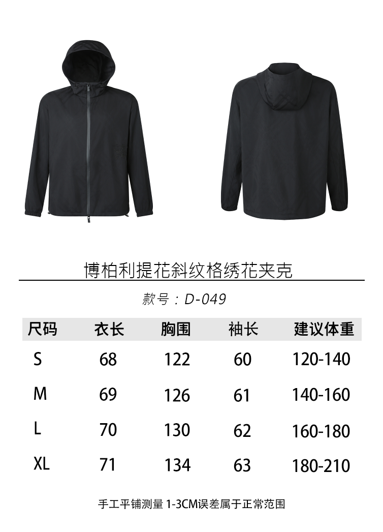 주말QZ / 버버리 자카드 트윌 체크 재킷