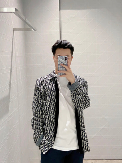 주말QZ / 디올 올오버 자카드 셔츠 아우터