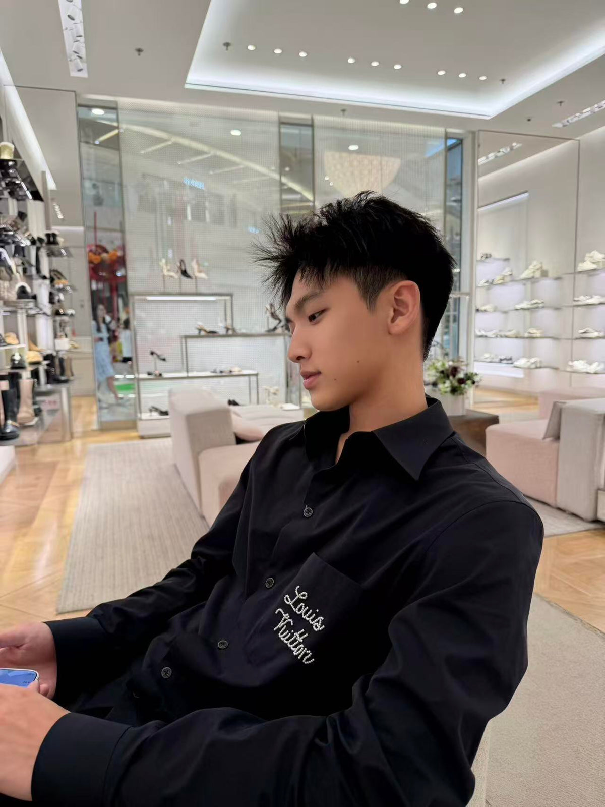 주말QZ / 루이비통 긴팔 셔츠