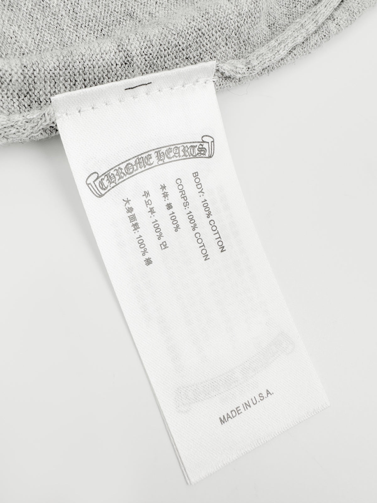 주말QZ / 크롬하츠 자수 긴팔 티셔츠