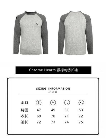 주말QZ / 크롬하츠 자수 긴팔 티셔츠