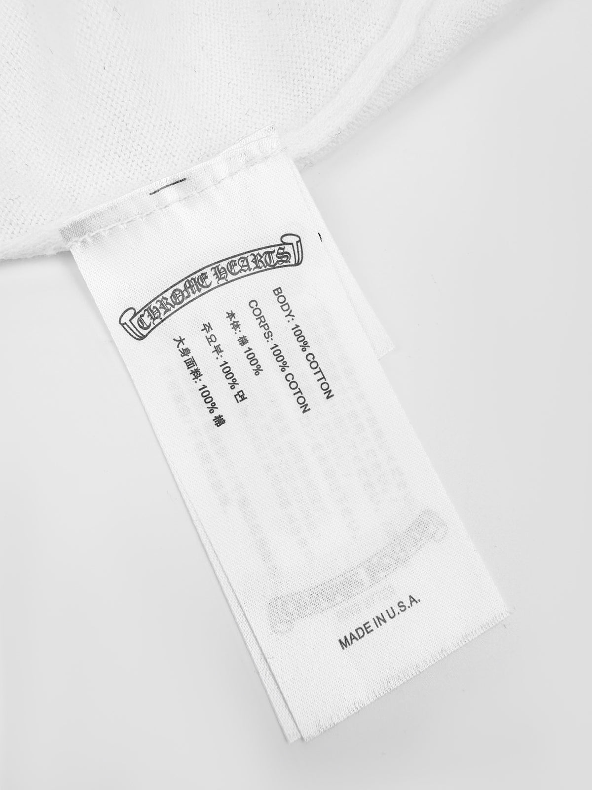 주말QZ / 크롬하츠 자수 긴팔 티셔츠