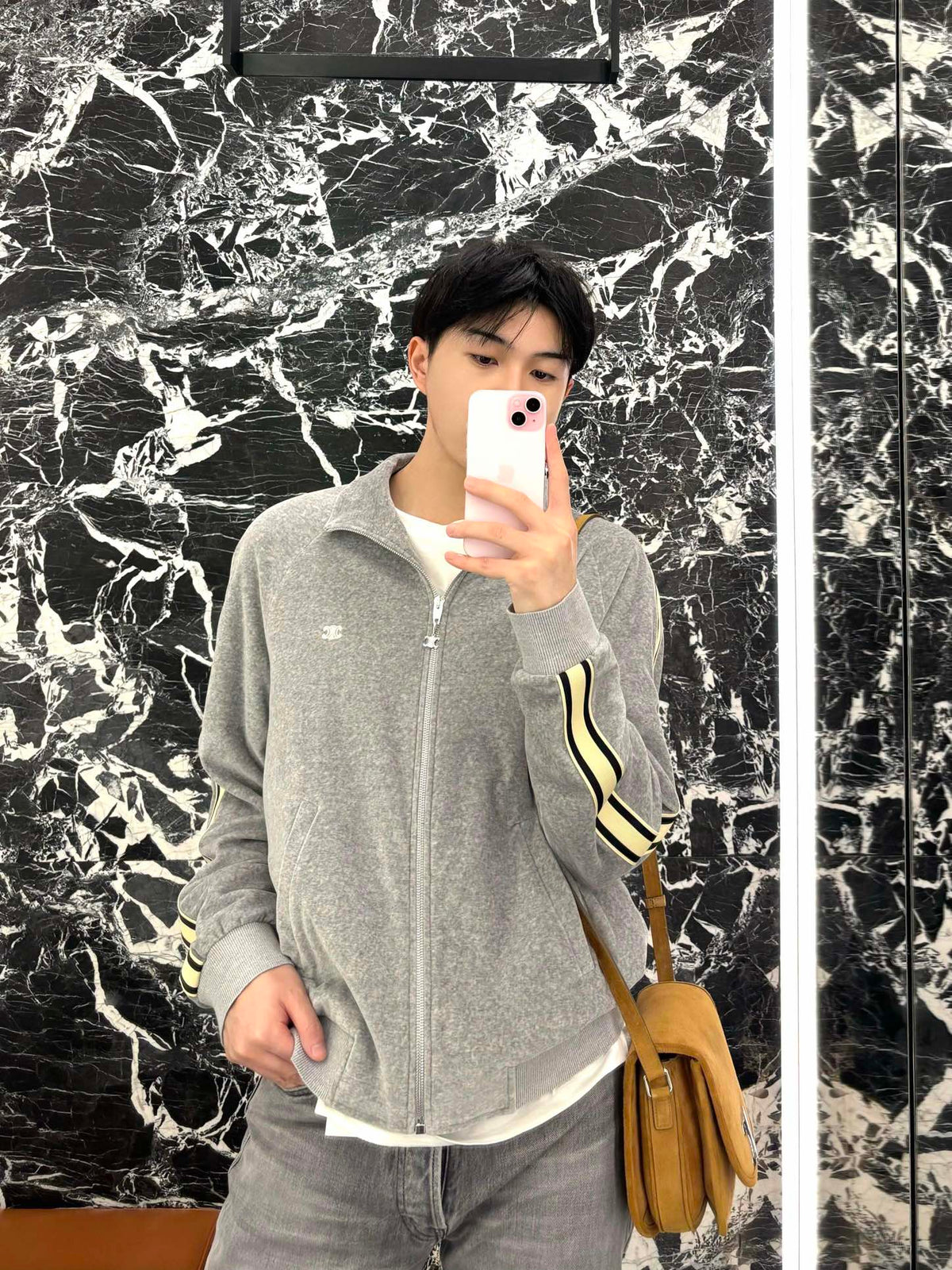 주말QZ / 셀린느 지퍼 트레이닝 재킷