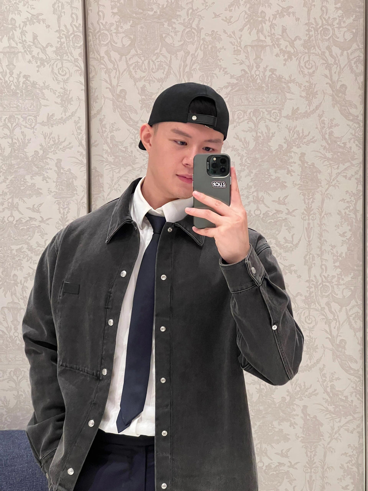 BVG  / 디올  데님 셔츠 자켓