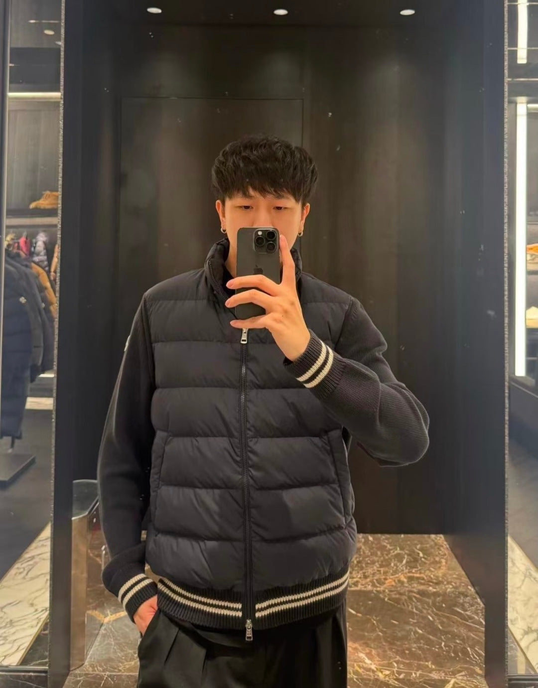 BVG  / 몽클레르  가벼운 다운 재킷